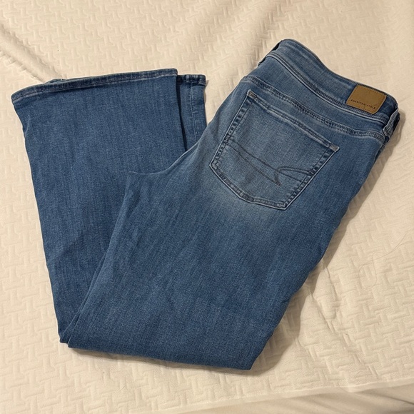 American Eagle Outfitters Blue Boot Cut Jeans - Picture 3 of 6